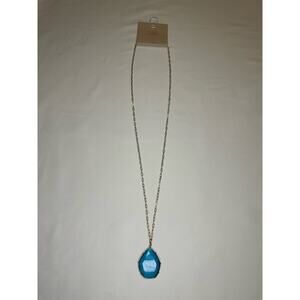 14th & Union Nickel-Free Necklace with Blue Pendant